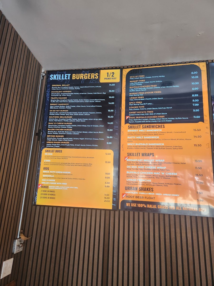 Urban Skillet Menu - Image 2